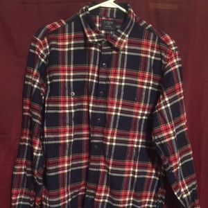 Men's J. Crew Flannel (L)
